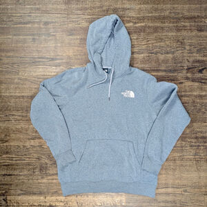 Men's The North Face Gray and White Hoodie XL